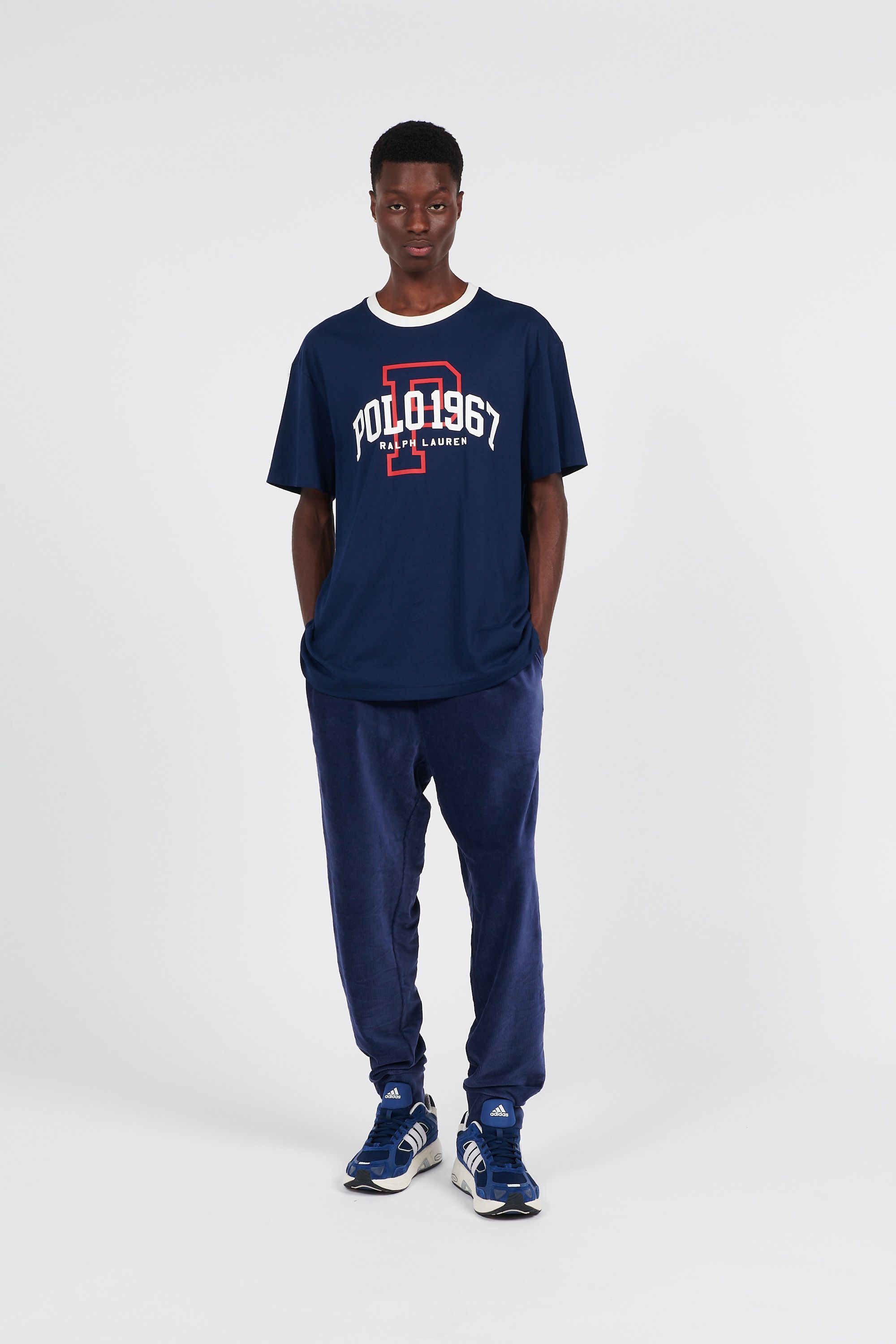 POLO RALPH LAUREN T-shirt  Classic Fit Logo Jersey T-Shirt Bleu