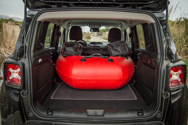 Float Tube Grauvell Teklon Minimo 115 (Tient gonflé dans la voiture!)