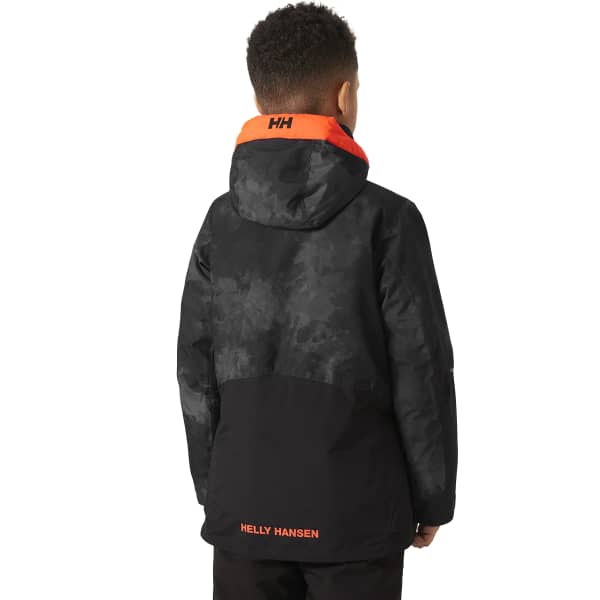 Veste de ski HELLY HANSEN JR STELLAR JACKET BLACK AOP
