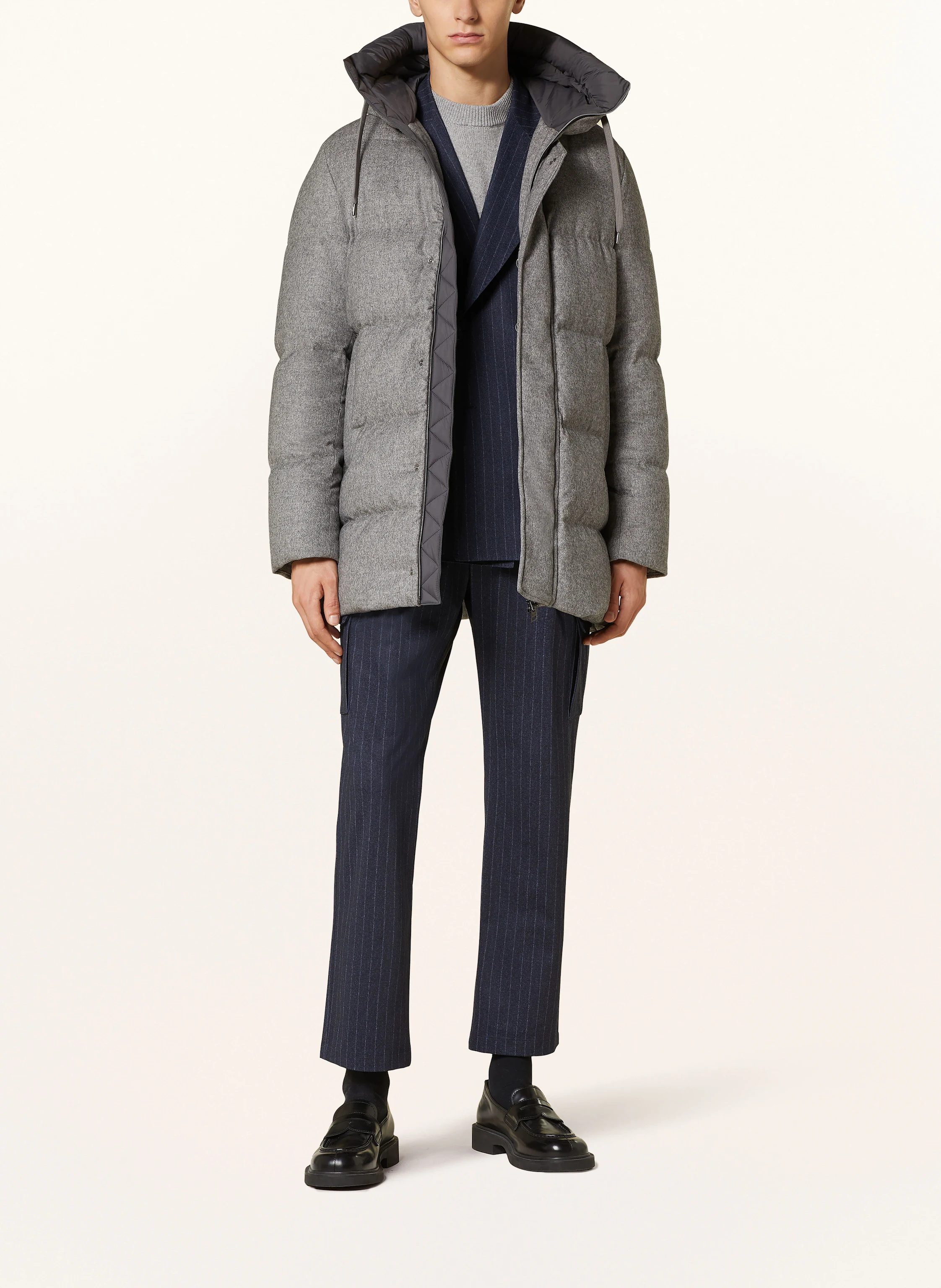 HERNO Daunenjacke mit Seide und Casmere