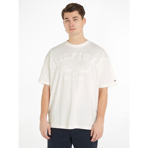 Tommy Hilfiger Monotype High Arch T-shirt, Ancient White, 3XL