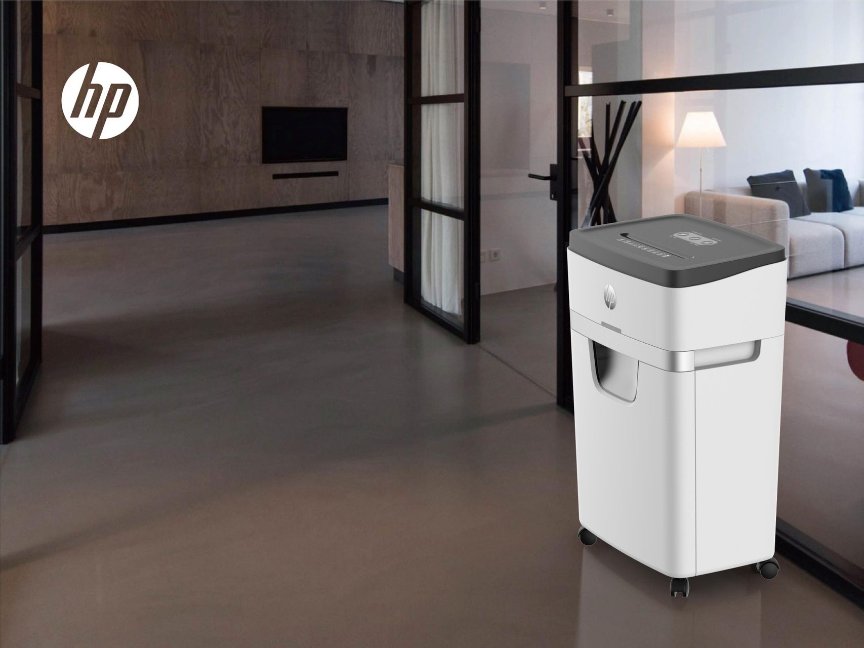 HP Aktenvernichter OneShred 12MC Sicherheitsstufe P-5