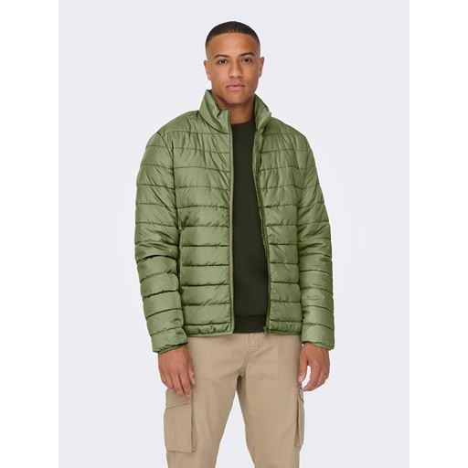ONLY & Sons Bron Quilt Jakke, Winter Moss, M