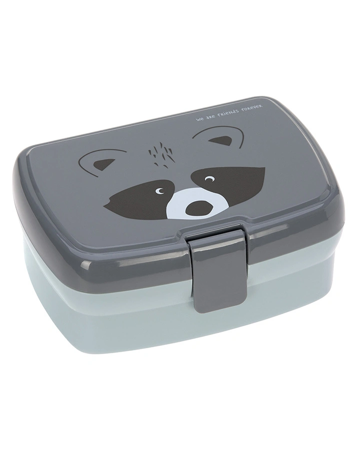 Lunch-Set ABOUT FRIENDS – RACOON 2-teilig in grau