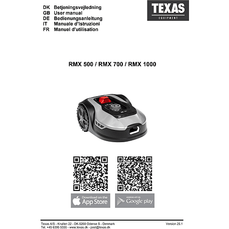 Texas RMX700 robotplæneklipper