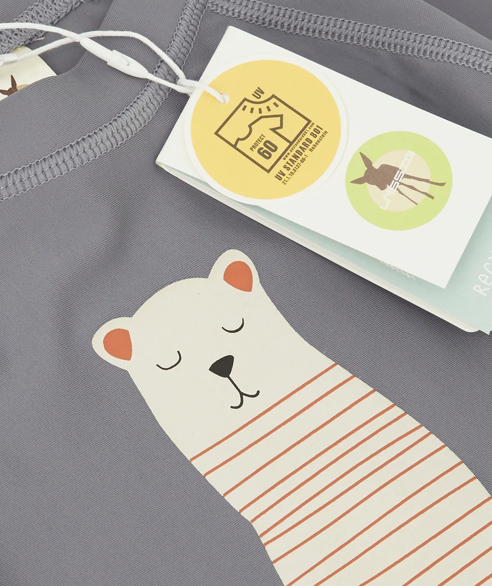 LASSIGT-SHIRT TIGRE MANCHES LONGUES ANTI-UV BÉBÉ