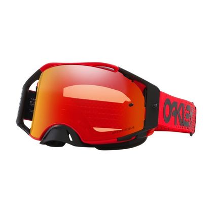 Masque cross Oakley AIRBRAKE MX MOTO RED ECRAN IRIDIUM 2024 - Rouge / Orange