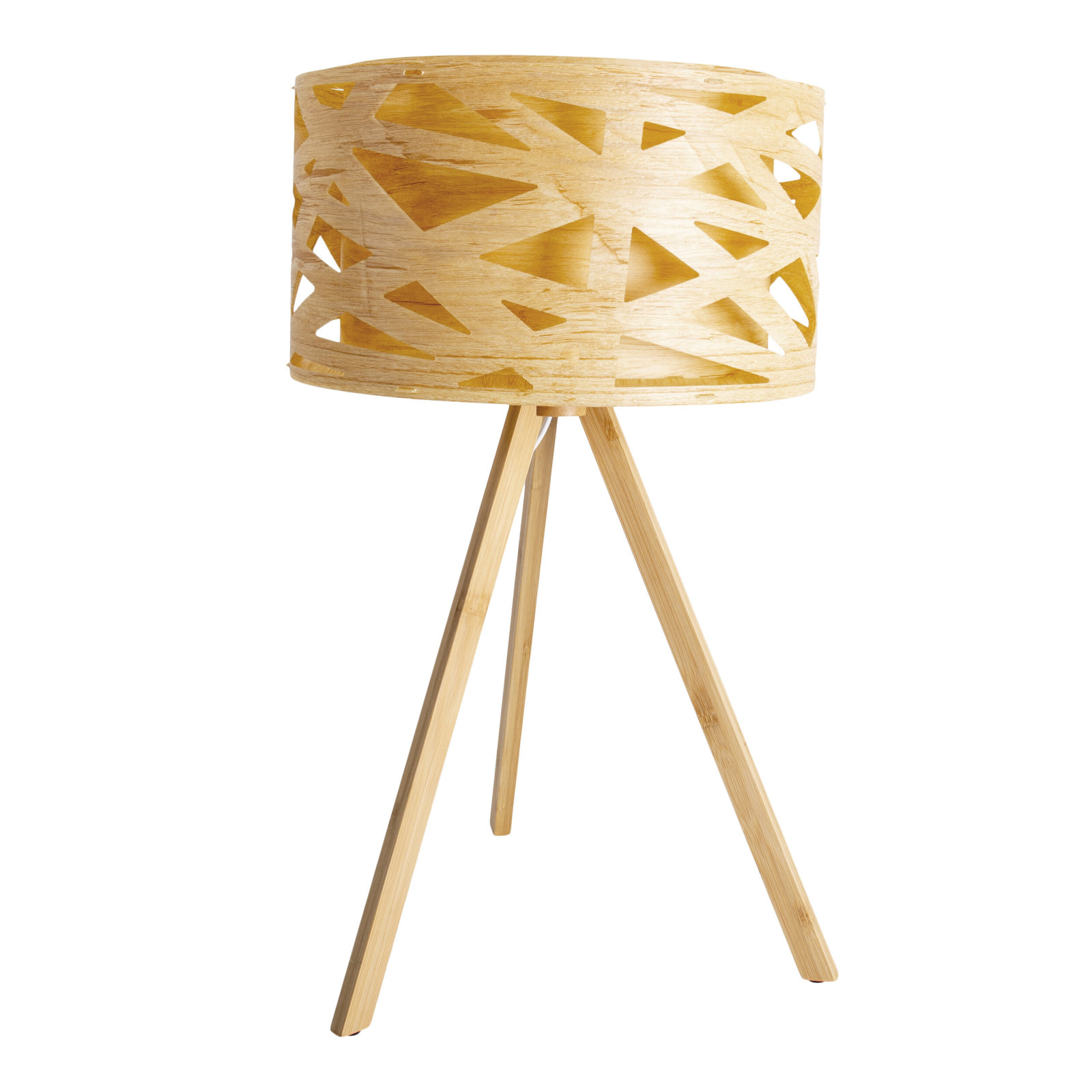 Tischleuchte FINJA - natur - Bambus - 55 cm hoch