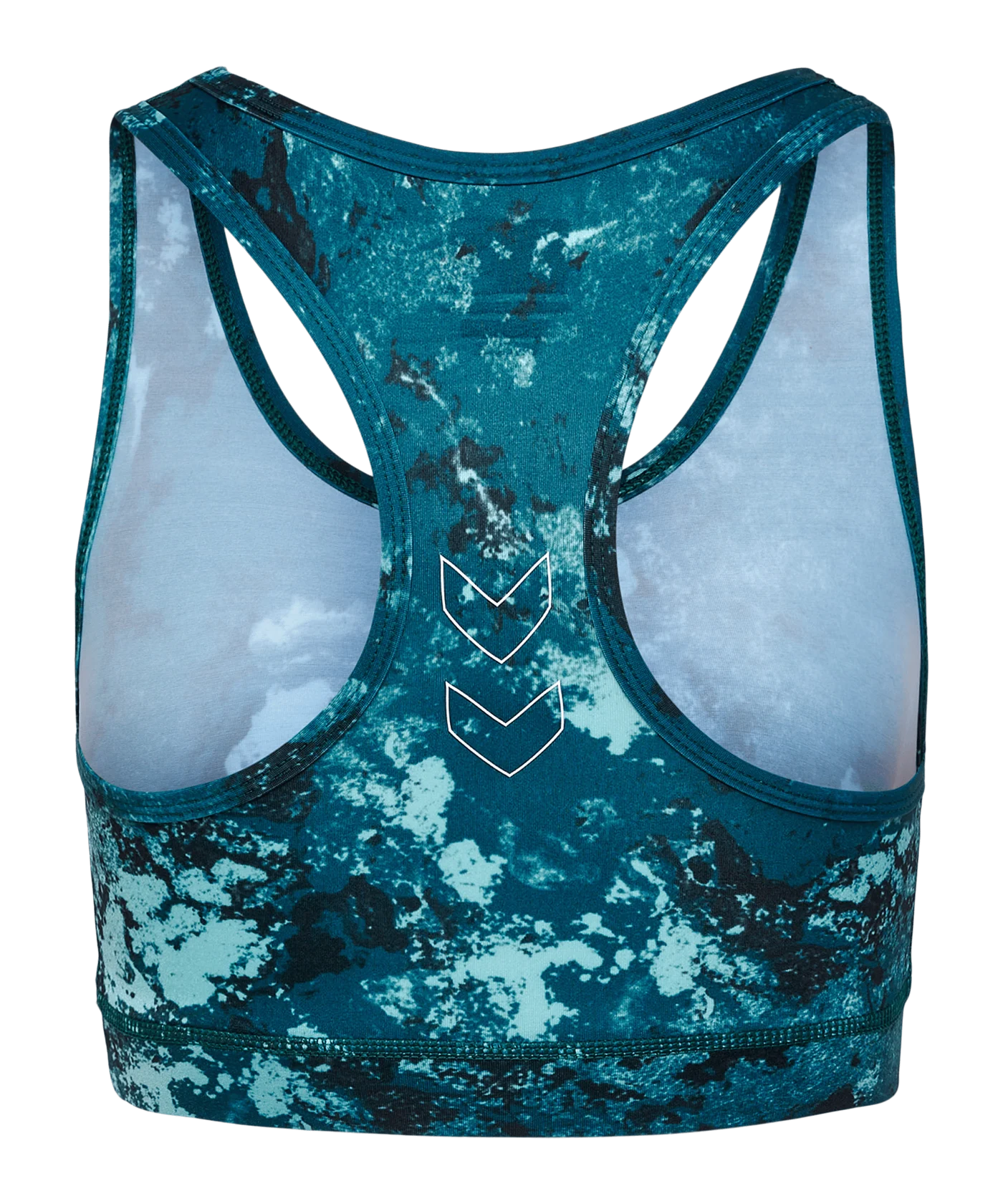 Hummel Te Digi Sandstorm Aop Sport-BH Damen Blau F6470
