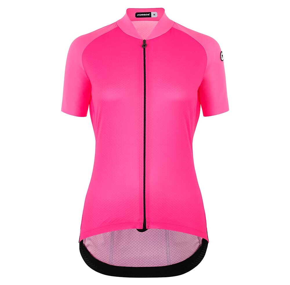 Assos UMA GT C2 EVO Fietsshirt Korte Mouwen Fluo Roze Dames