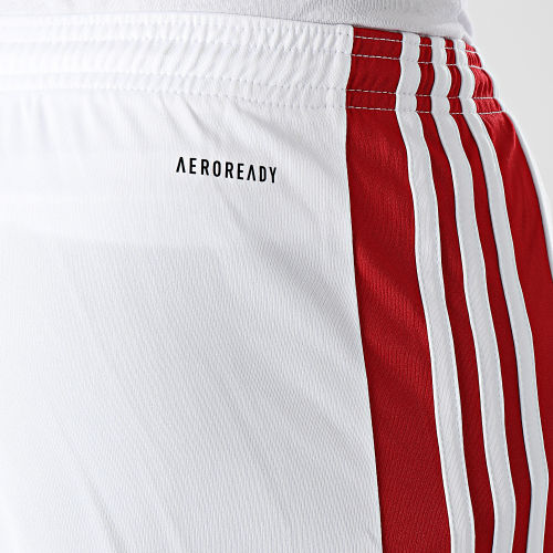 Short De Sport A Bandes Squad 21 GN5770 Blanc
