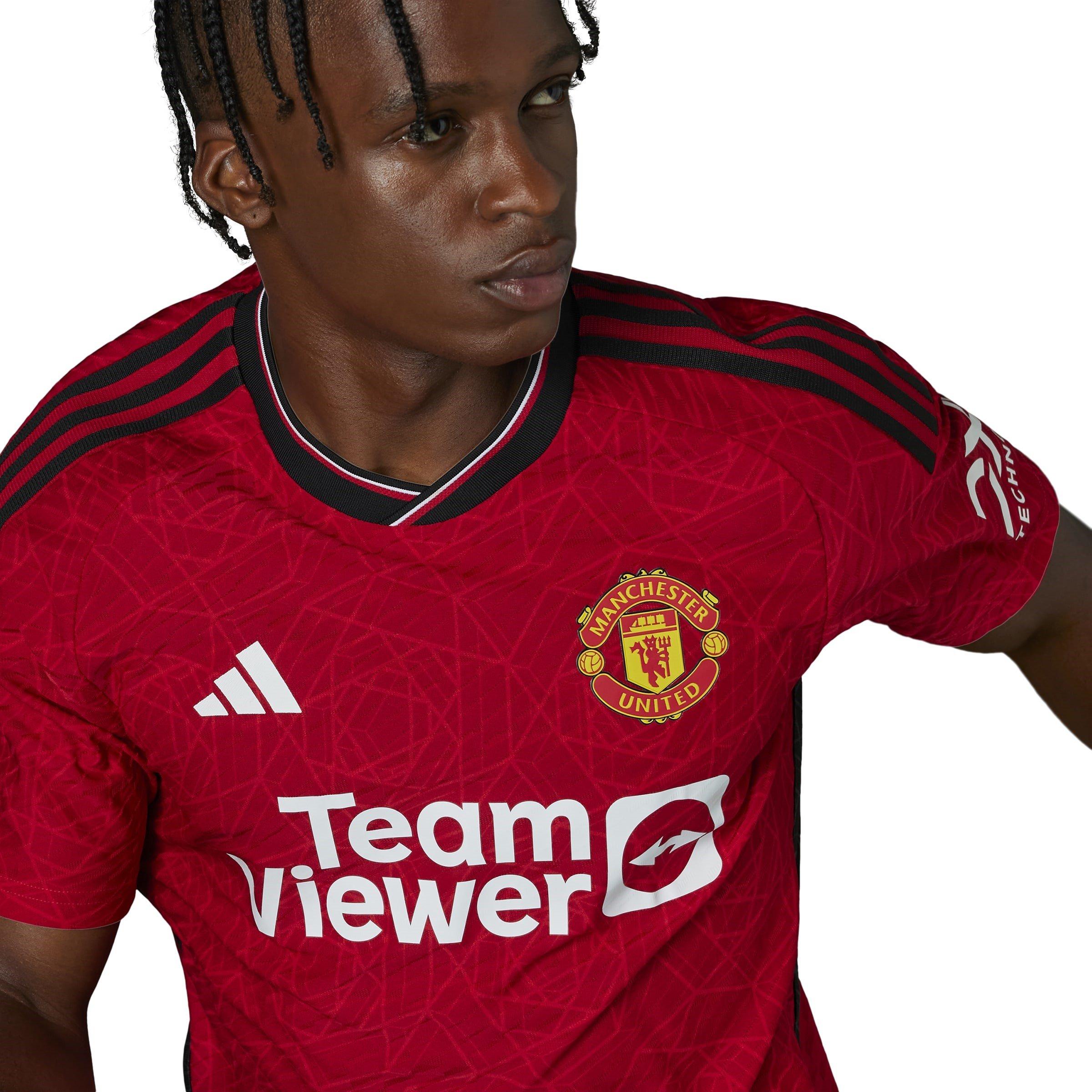 adidas Manchester United Authentic Home Shirt 2023 2024 Adults