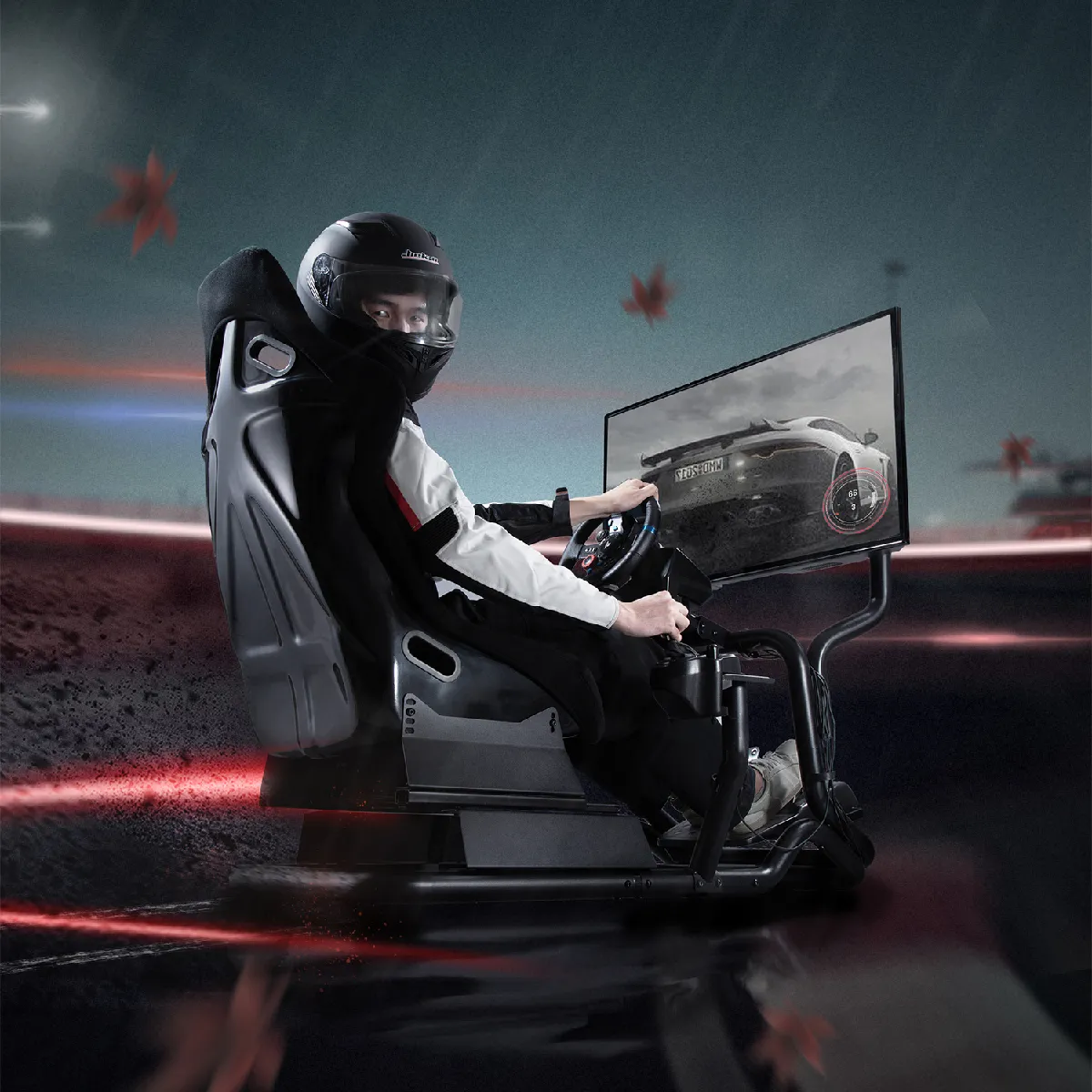 Cockpit simulateur de course 3 en 1
