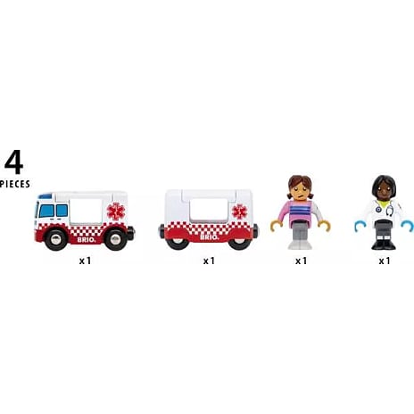 BRIO Redningsambulance 36035