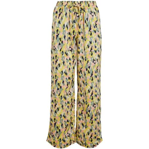 Vila - VISOFFY RW WIDE PANT/SU Birch Amarillo