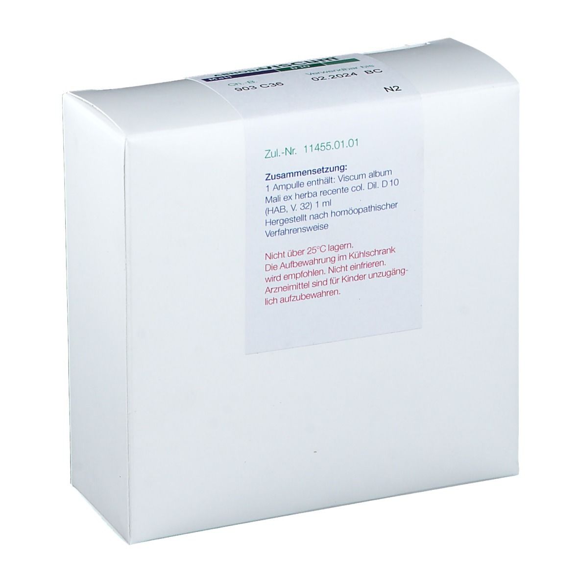 abnobaVISCUM® Mali D10 Ampullen