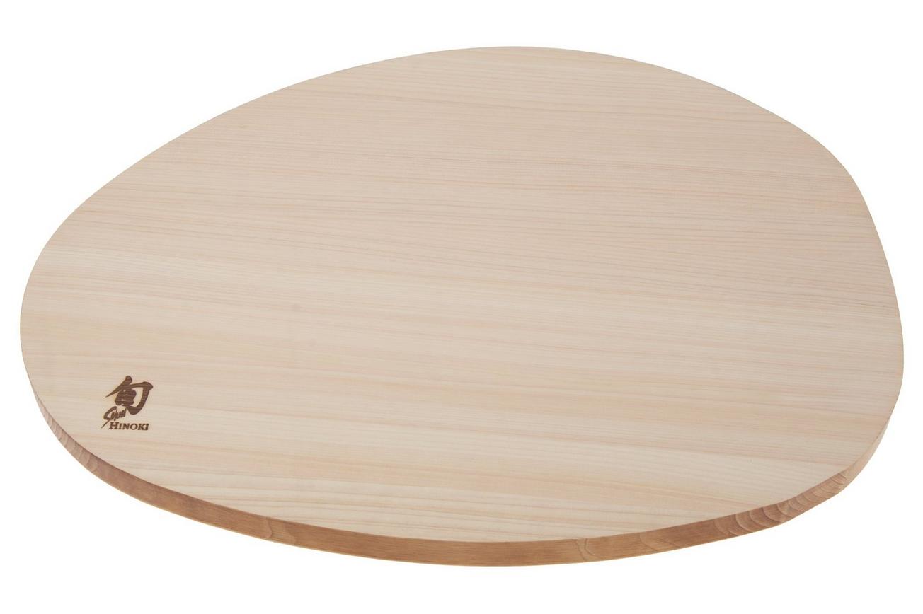 Kai Shun Hinoki Oval Cutting Board Size L, snijplank Hinokihout, 41 cm x 31 cm