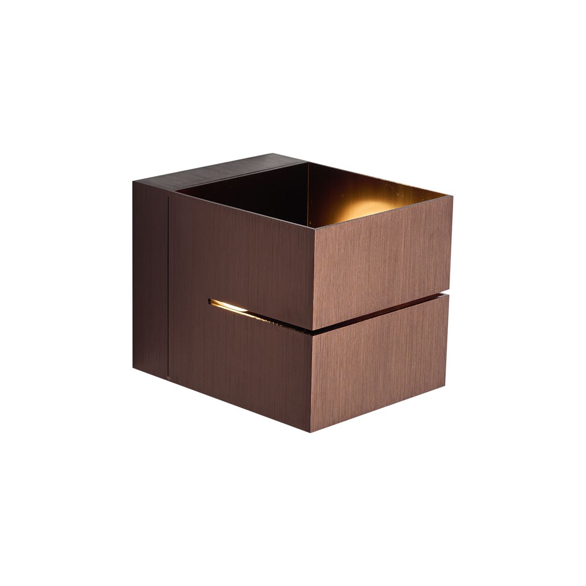 Moderne wandlamp donkerbrons incl. LED en touch dimmer oplaadbaar - Joris Groove
