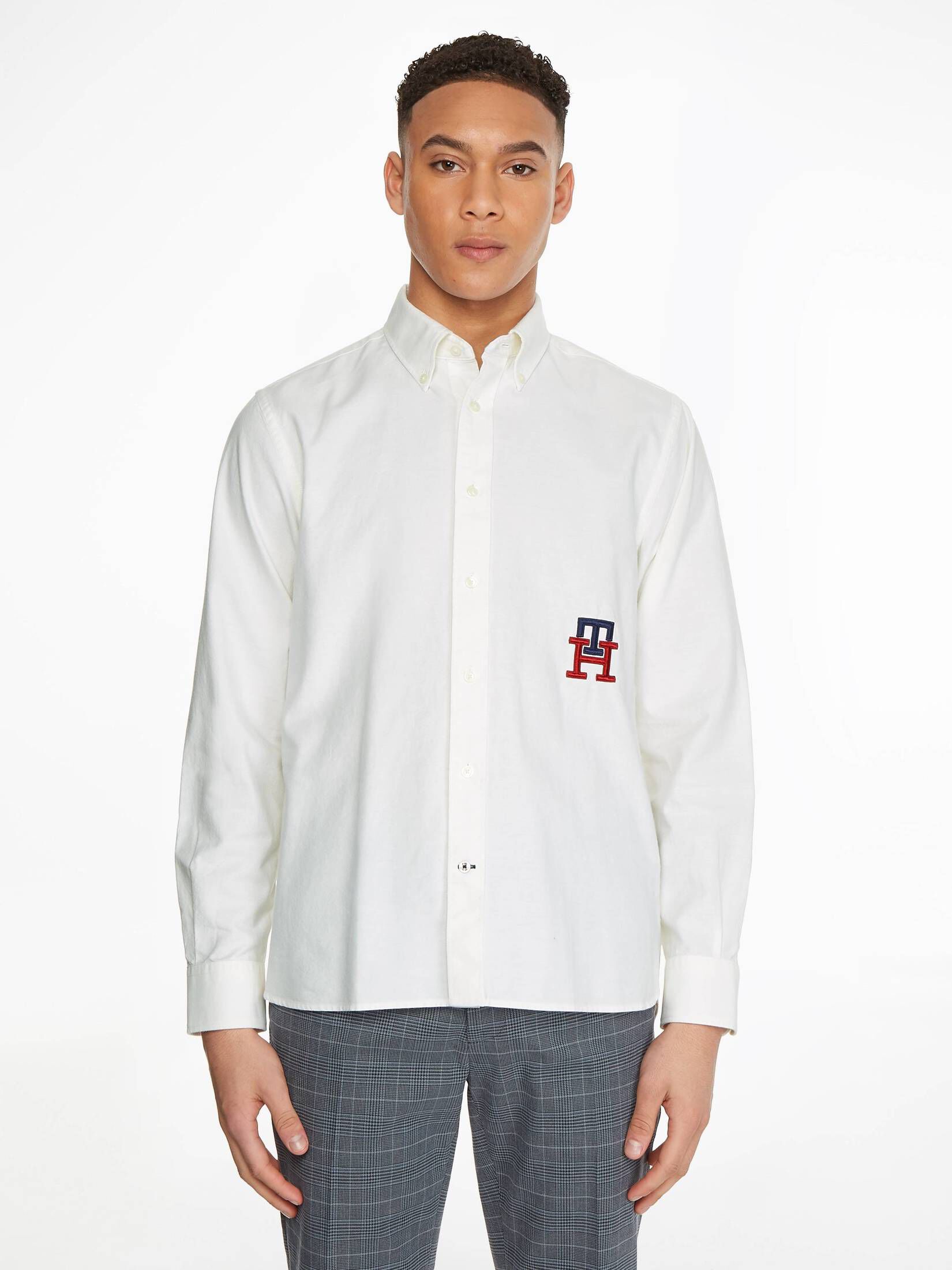 Tommy Hilfiger| Herren Freizeithemd MONOGRAM OXFORD Regular Fit