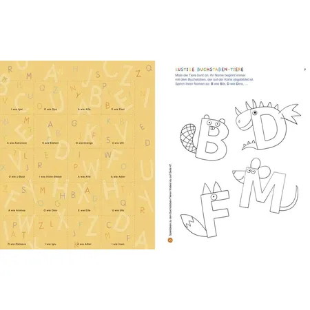 Carlsen Verlag Schlau für die Schule: Mein Kreativ-Lernspaß: Buchstaben