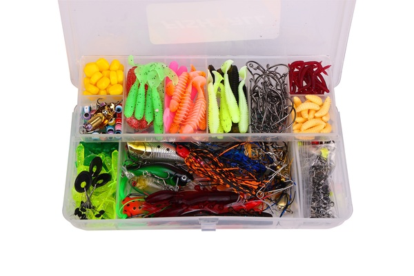 Coffret multi-leurres Fish4All durs, souples et métalliques (311pcs)