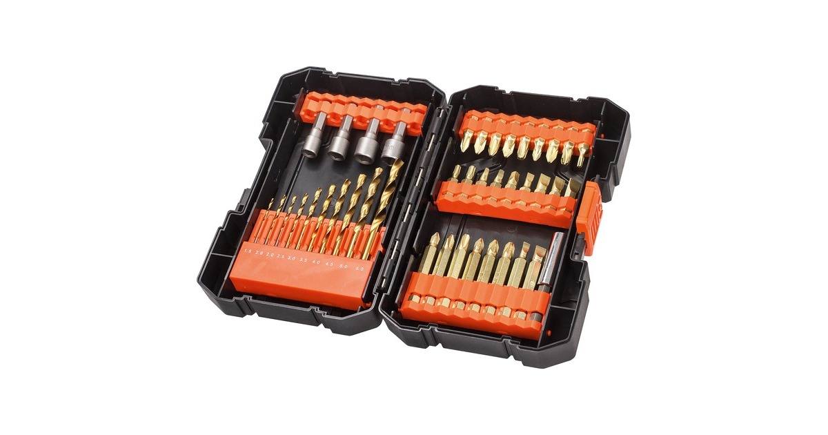 BLACK+DECKERFlip Boor en Bitset A7227-XJ boor- en bitset  (41-Delig)