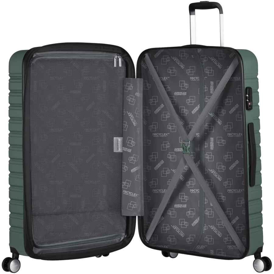 American Tourister Flashline - 4-Rollen-Trolley L 78 cm erw. dark forest