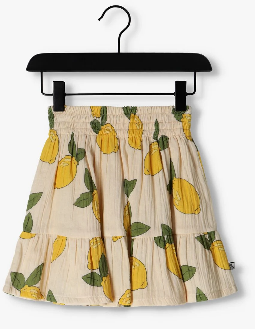 CARLIJNQ gebroken wit carlijnq minirok lemon - ruffled skirt