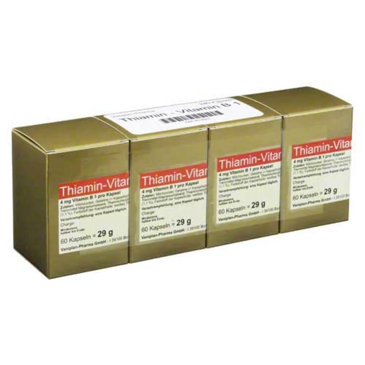 Thiamin Kapseln Vitamin B1, 240 St