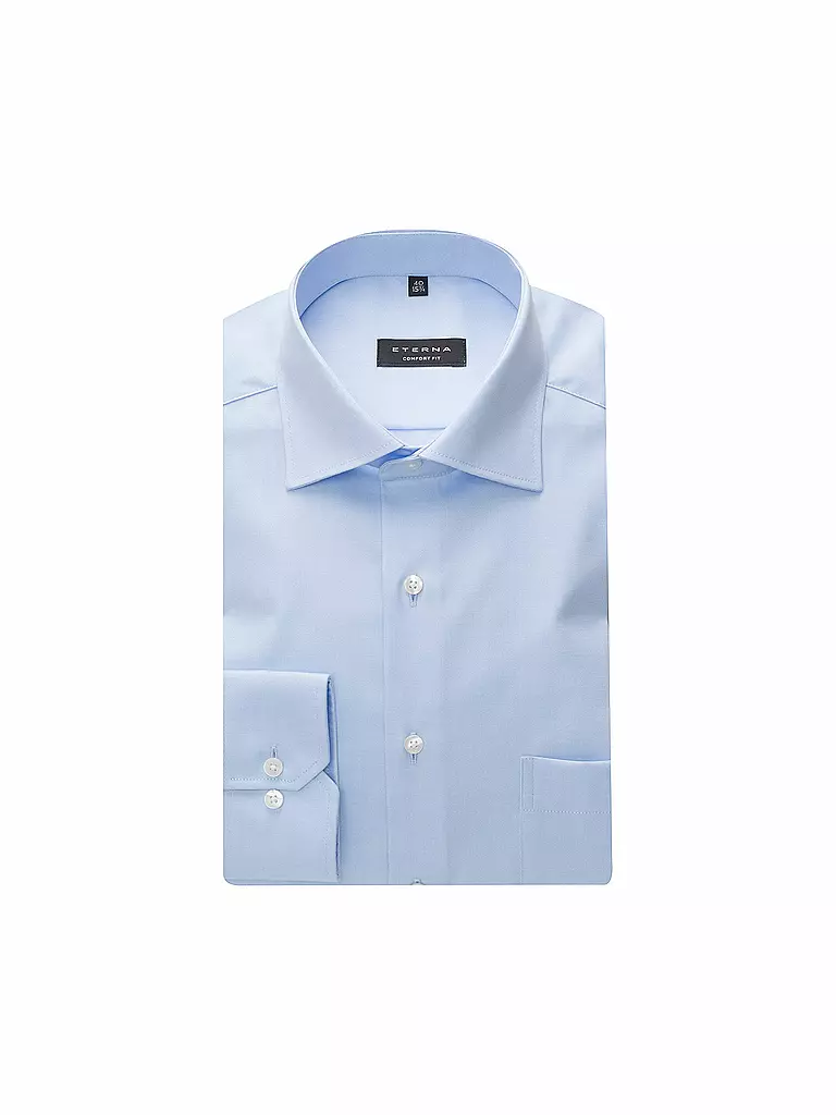 ETERNA Hemd Comfort Fit  blau
