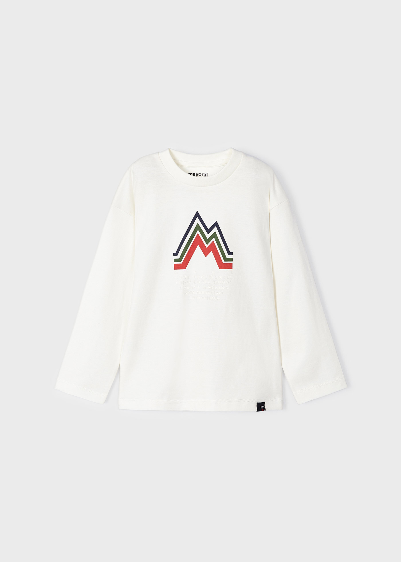 Camiseta infantil Better Cotton com ombros caídos