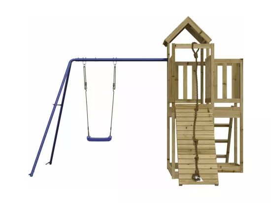 Aire de jeux d'extérieur bois de pin imprégné