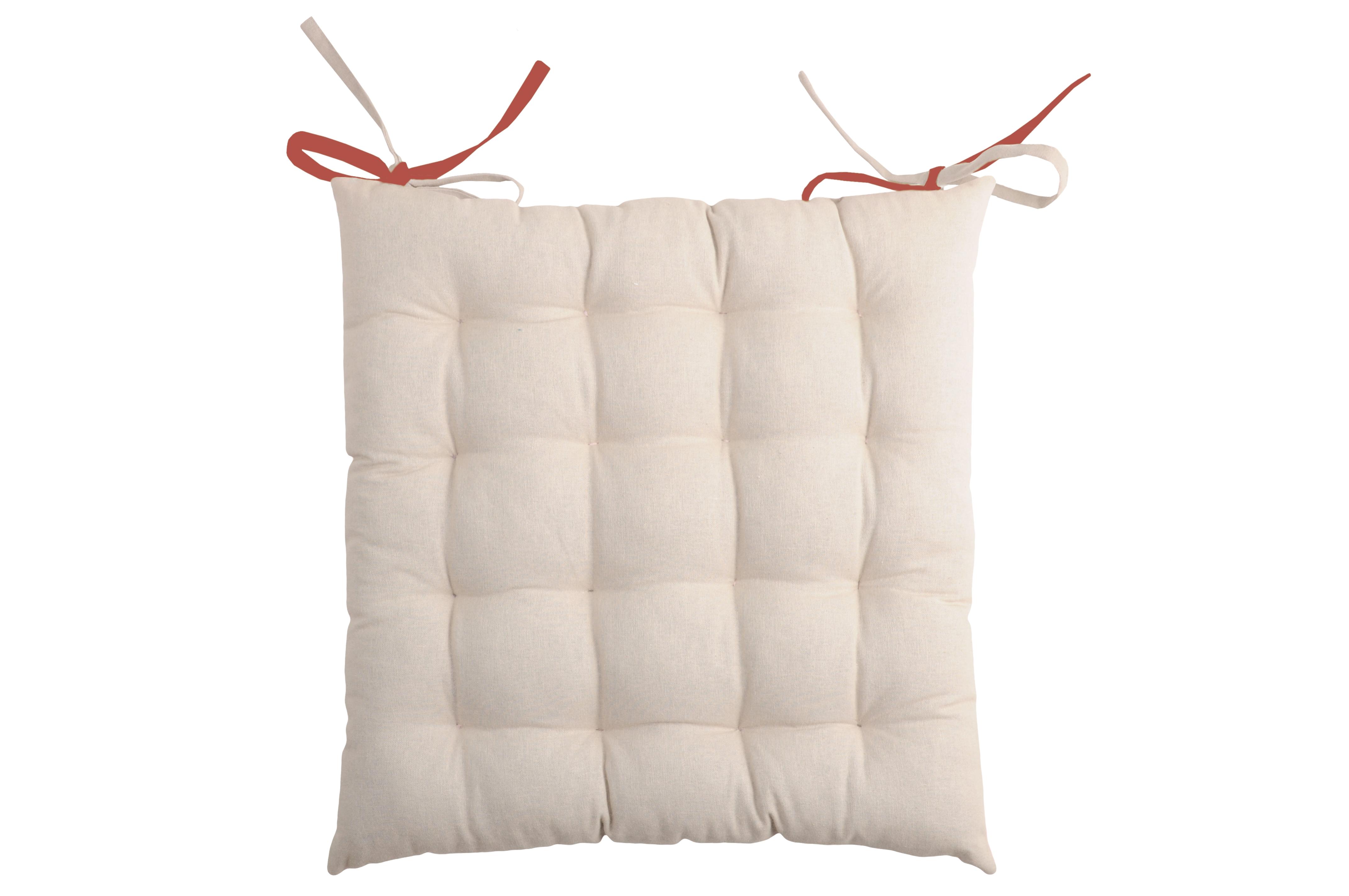 DUO GALETTE 16PTS 40X40 TERRACOTTA LIN