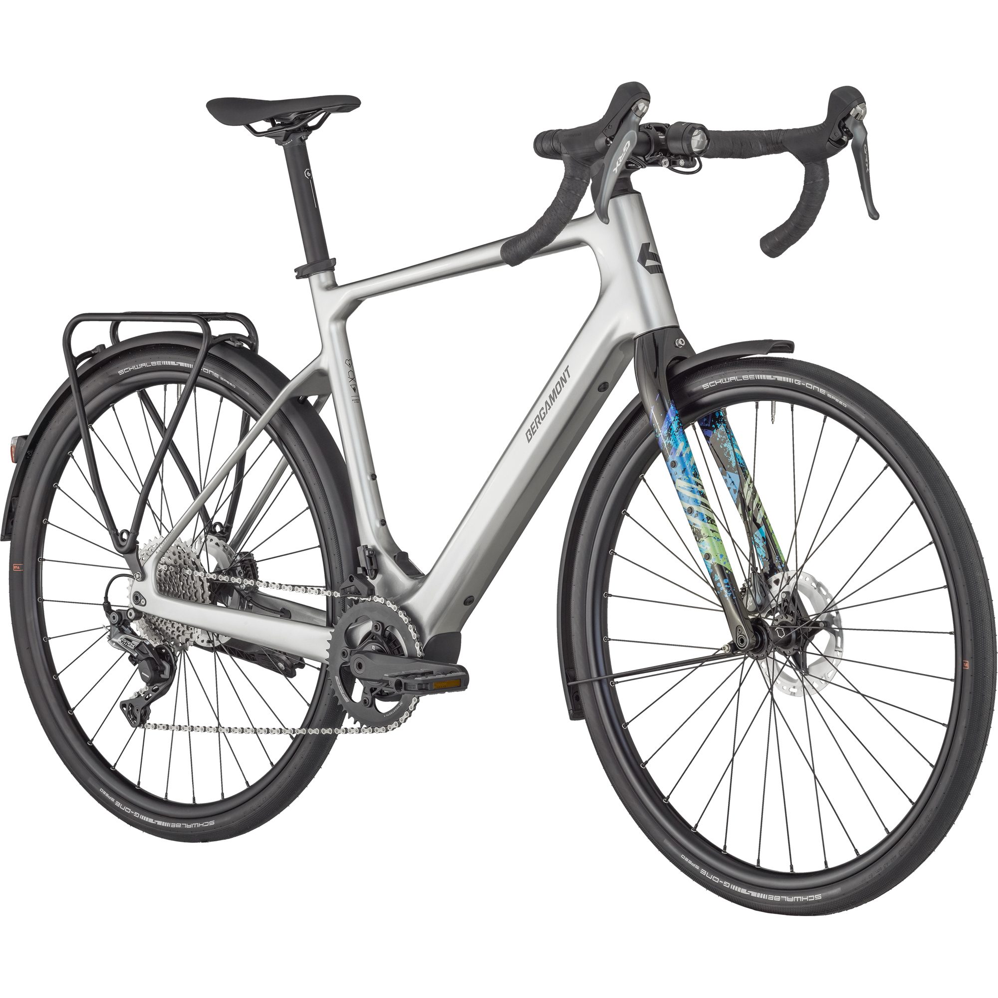 Bergamont E-Grandurance RD Expert Carbon E-Gravel Bike silber