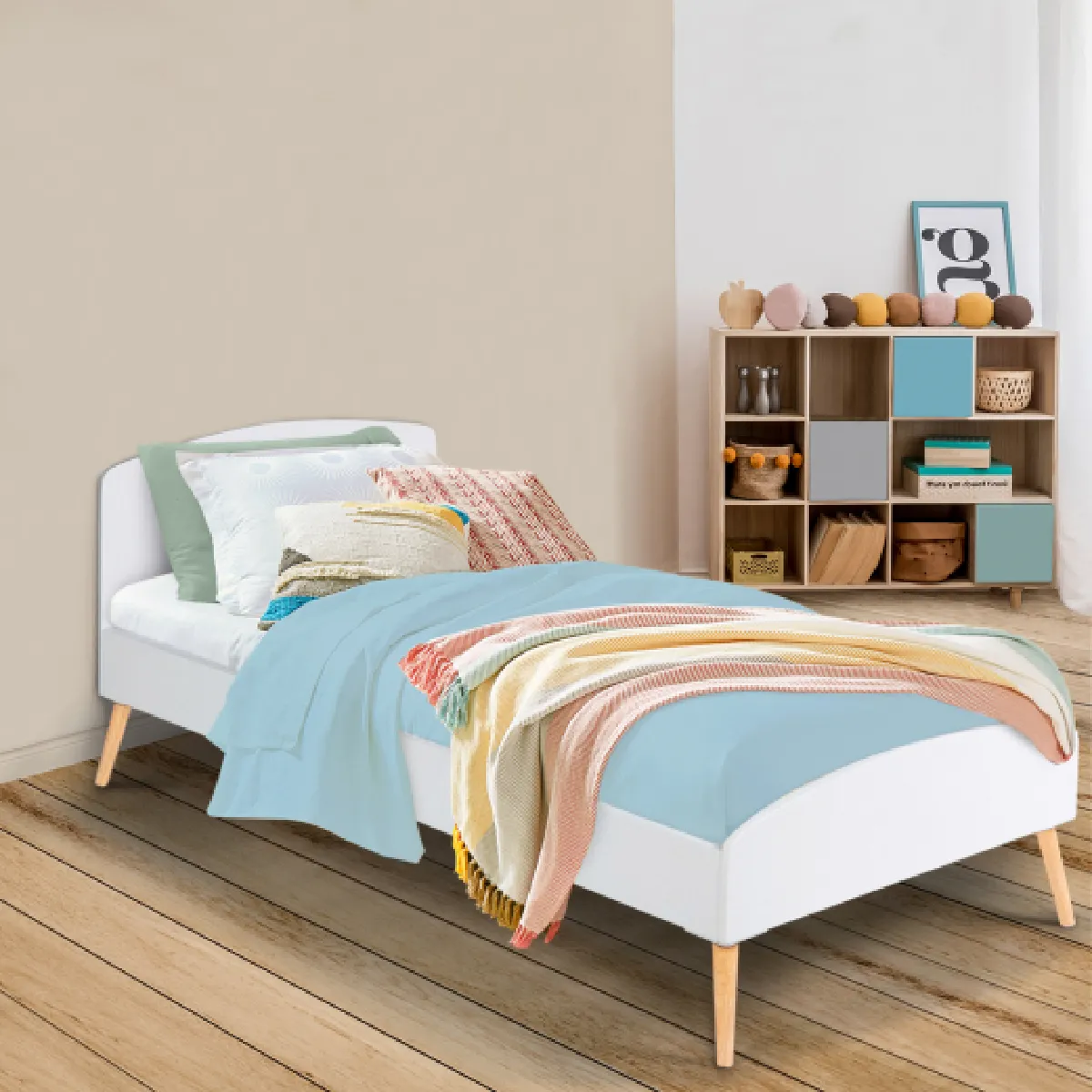 Idmarket Soren - Lit scandinave 90x190