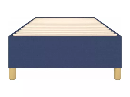 Sommier à lattes de lit Bleu 80x200 cm Tissu