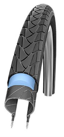 MARATHON PLUS Perf. Reifen  Black Refl.  28x1.40 700x35C, 37-622