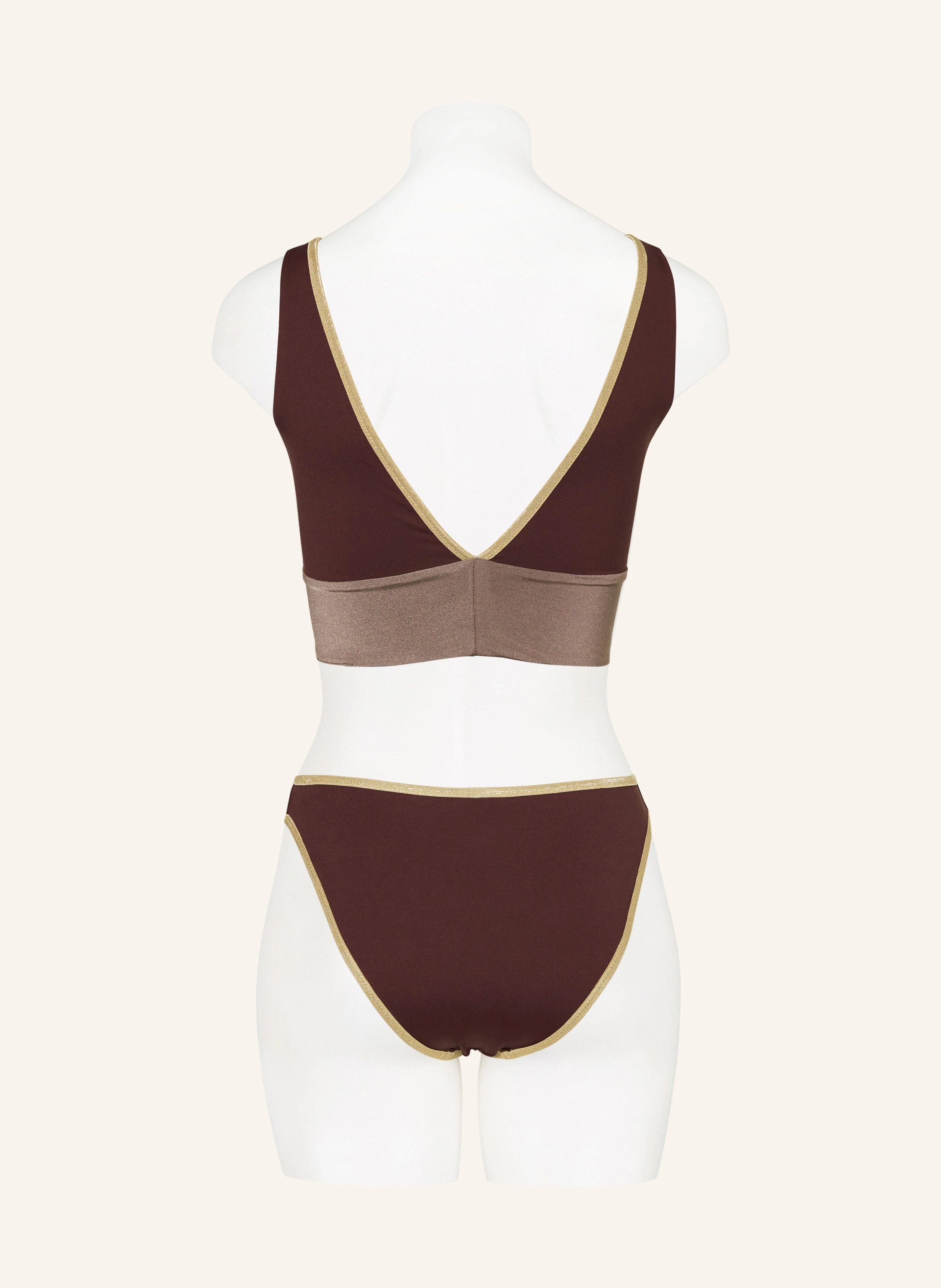 MYMARINI Bustier-Bikini-Top SHINE zum Wenden mit UV-Schutz 50+