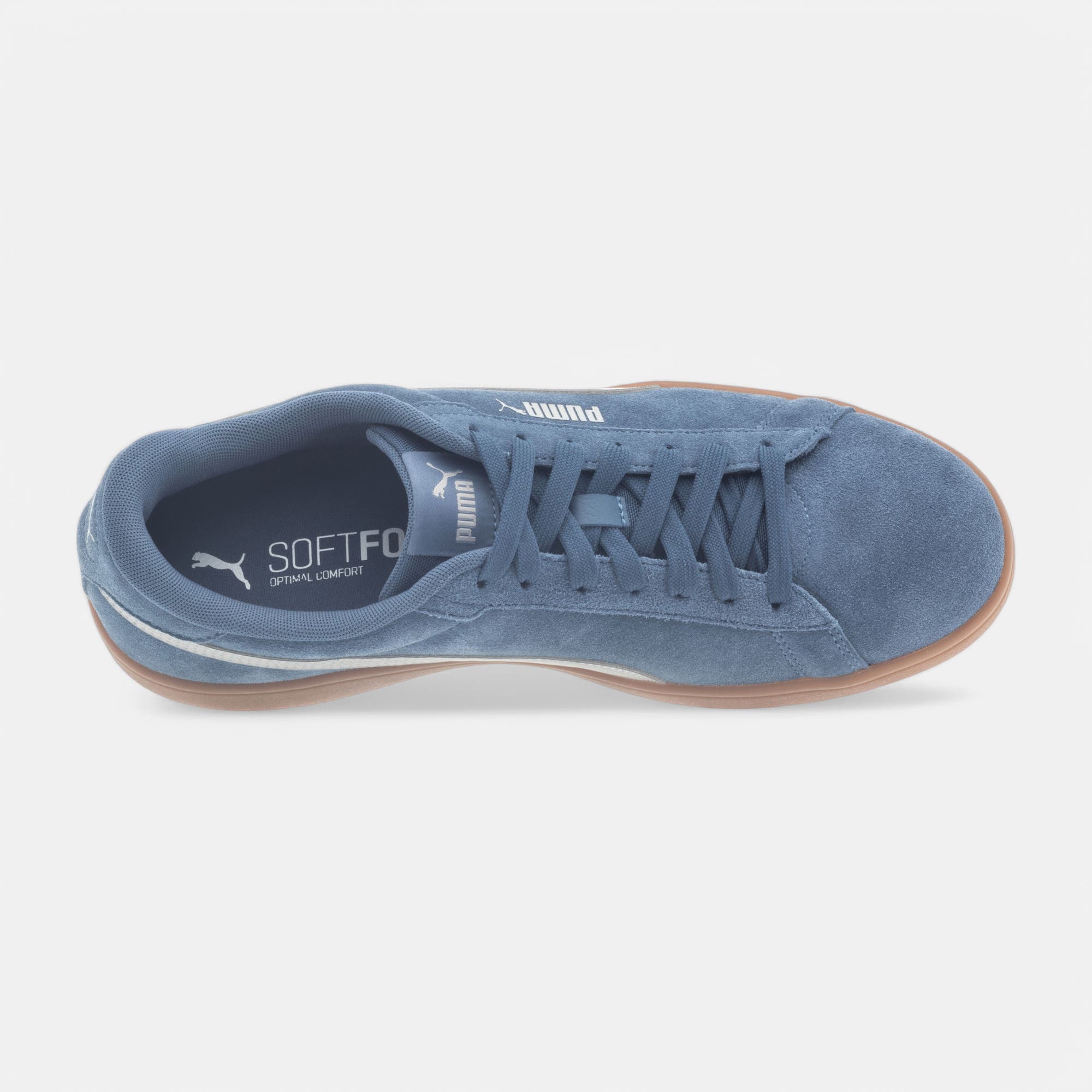 Baskets Homme en cuir bleu