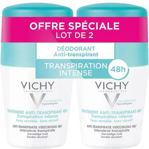 Vichy Anti-transpirant bille - Lot 2x50ml