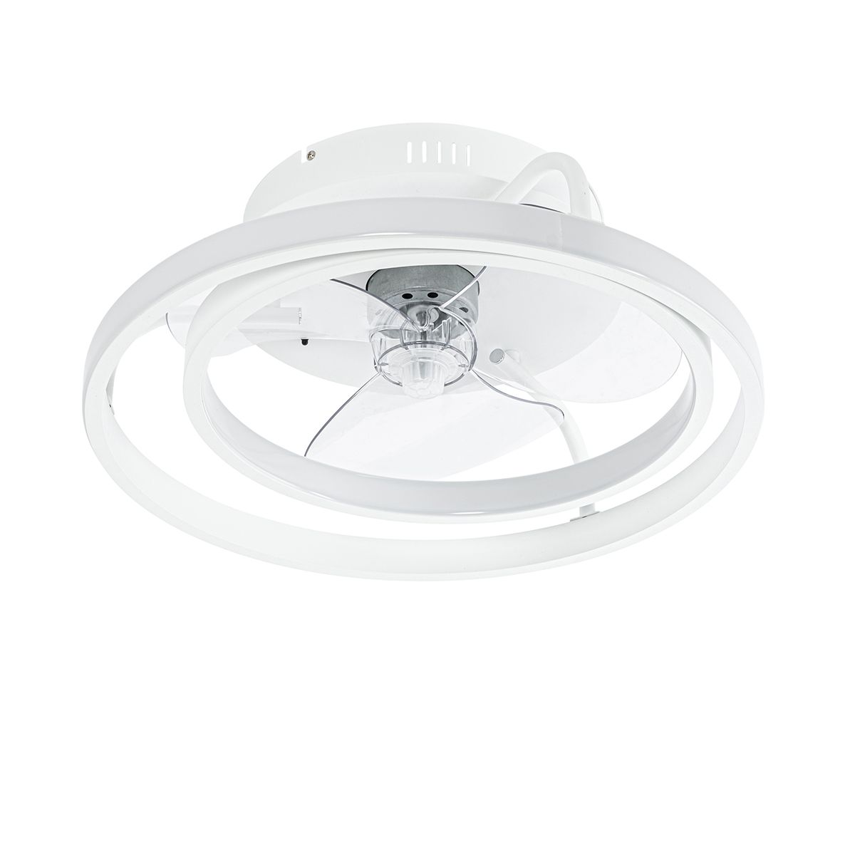 Plafondventilator wit 46.5cm incl. LED met afstandsbediening - Kees