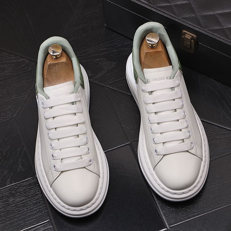 Mr Ozera - Tweekleurige platform sneakers