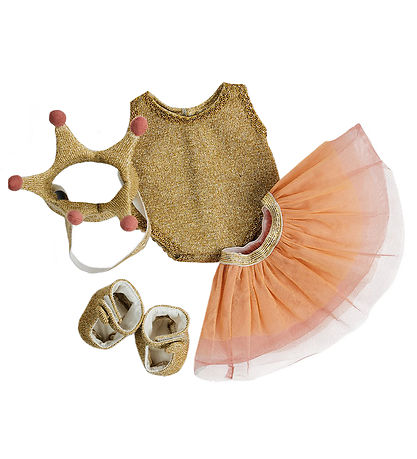 Smallstuff Puppenkleidung - Beige Glitter