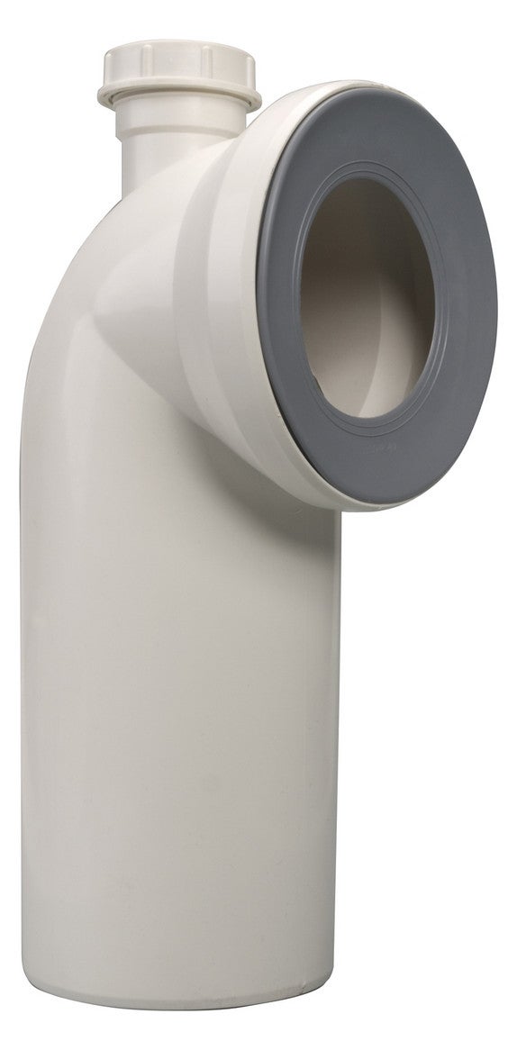 Airfit WC aansluitbocht 90° wit met slangaansluiting 40 mm, 90020WA