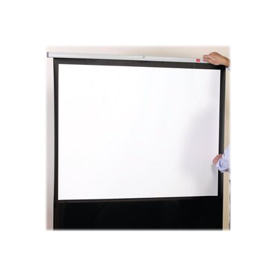NOBO écran de projection portable avec support de pose au sol - 162 x 122 cm