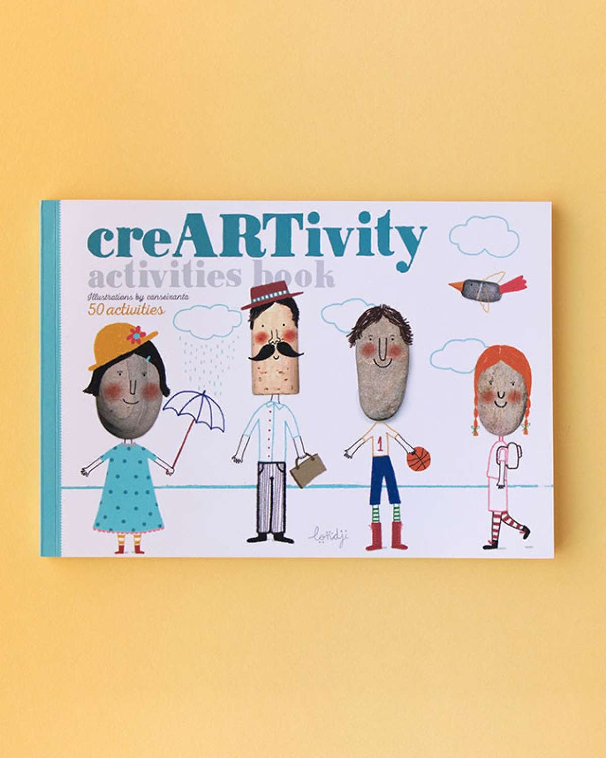 Aktivitetsbok Barn – Tegne Kreativt, 50stk oppgaver | creARTivity