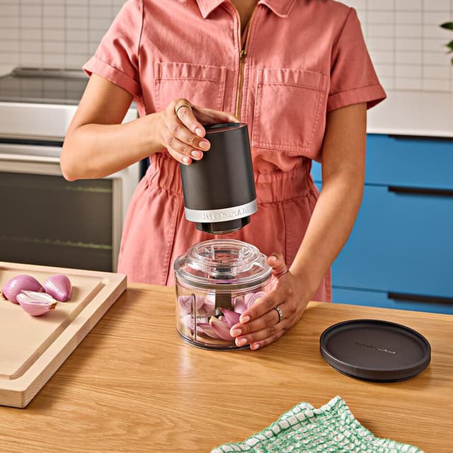 KitchenAid Go ledningsfri hakker 5KTCR350BM (sort)