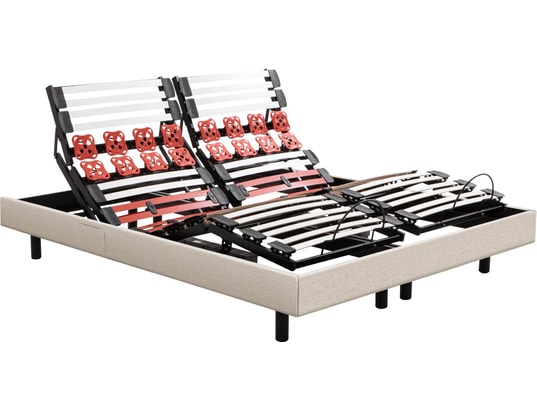 EPEDA - Sommier Electrique 2 x 80 x 200 Escapade Relax 1620D lin