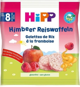 HIPP Reiswaffeln Himbeere, 30 g