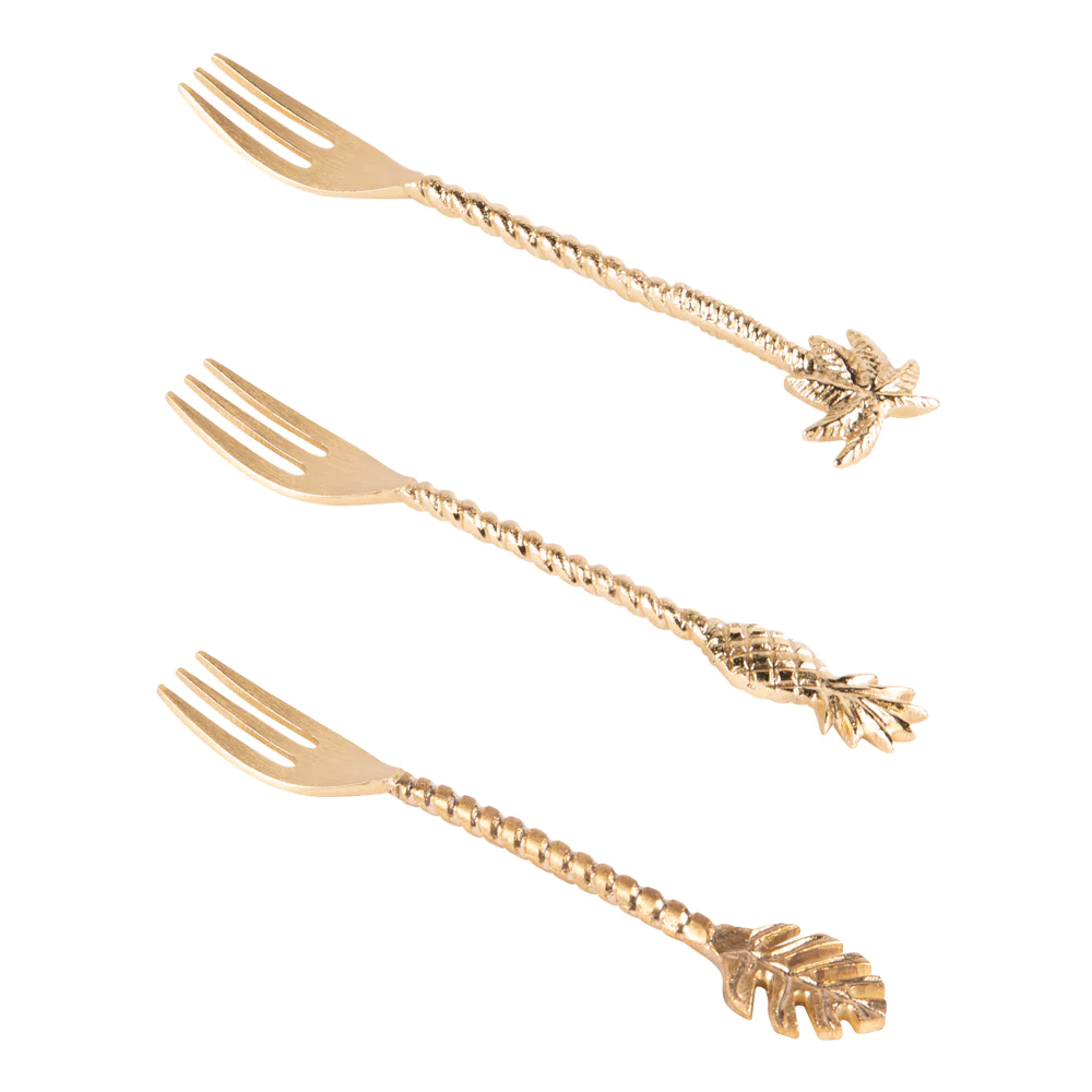 Fourchette à dessert Tropical (lot de 6) Table passion